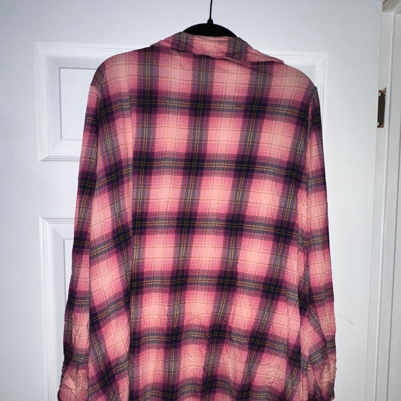 Torrid Super Soft Sleep Shirt – Size 3 – Pink Plaid - Picture 2 of 5